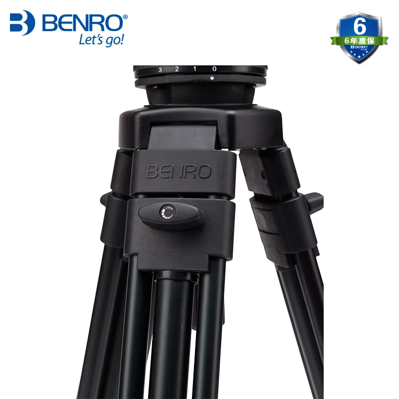 Штатив-тренога Benro BV4 для профессиональной камеры Auminium штативы видеокамеры QR13