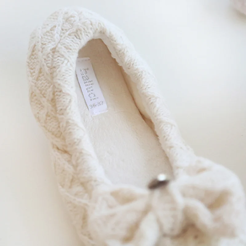 Тапочки домашние на мягкой подошве для беременных женщин простые Вязаные