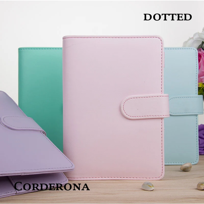 

Dotted Notebook Dot Grid Journal Hard Cover Spiral A5 A6 Travel Planner Diary