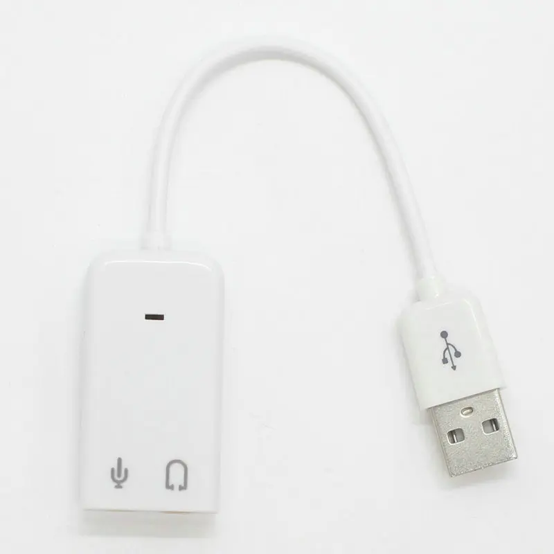 USB Звуковой адаптер 7 1 каналов Type-A Srereo выходной разъем моно микрофон-входной для