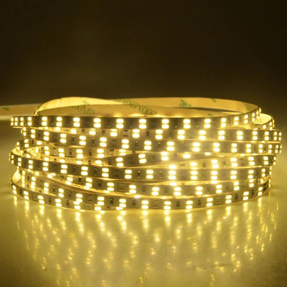 5 м 12 В СВЕТОДИОДНАЯ лента SMD 3014 216 светодиодов/м 1080 светодиодов Диодная полоса