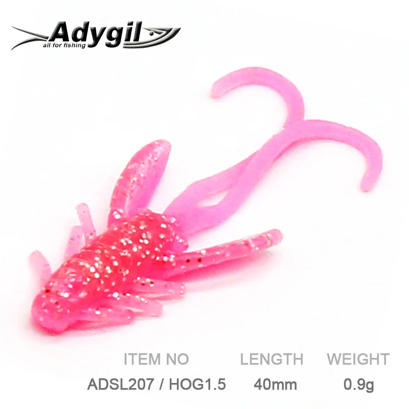 Рыболовная приманка ADYGIL Мягкая силиконовая ADSL207/хог1.5 10 шт. 40 мм 0 9 г | Спорт и