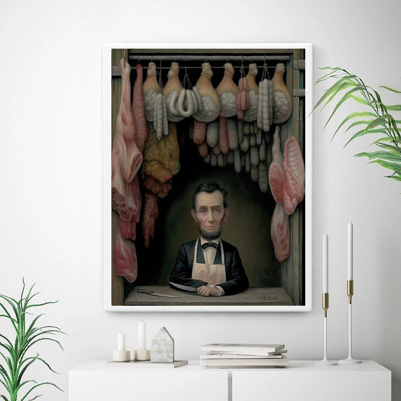 Картина на холсте с изображением дяди который продает мясо Марка Райдена картина
