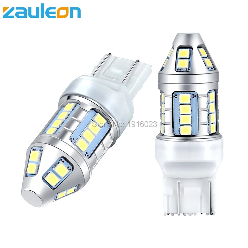 Zauleon 2 шт. T20 7440 W21W WY21W 7443 W21/5 Вт белый светодиодный автомобиль заменить лампы 1088 люмен для DRL фонарь заднего хода Резервное копирование свет