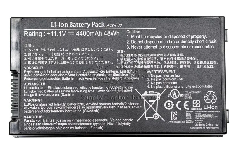 Аккумулятор JIGU F80A F80H оригинальный аккумулятор для ноутбука Asus F80 F80Cr F80s F81 F81E F81Se F83