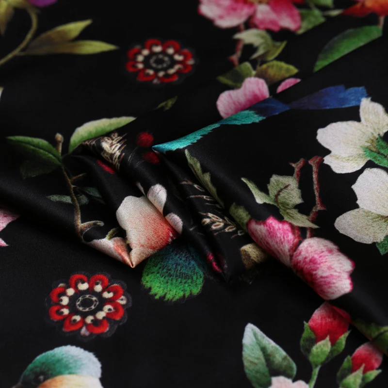 Новая высококачественная шелковая ткань платье рубашка широкое пляжное