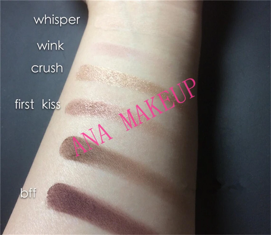 Горячая 6 цветов Палитра мерцающий блеск Тени для век палитра высокого качества