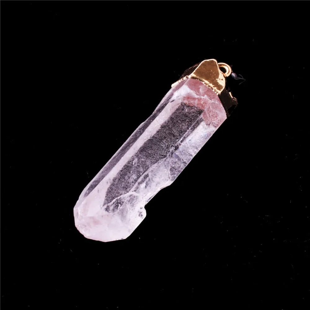 50 шт./лот Подвеска из натурального камня нестандартного размера с кристаллами