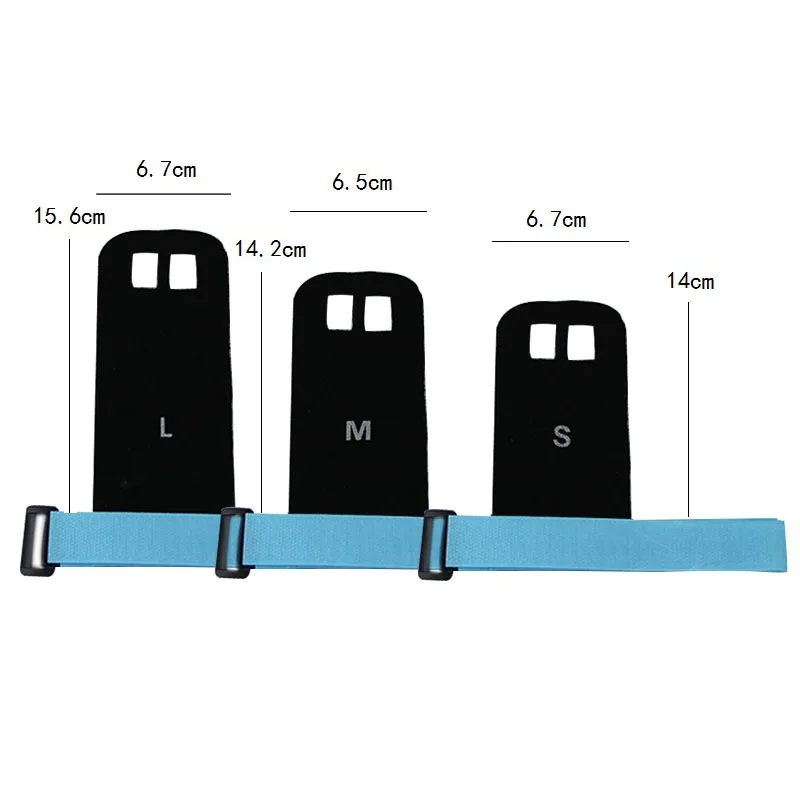 1 пара ручек для гимнастики защита ладоней рук черная кожа