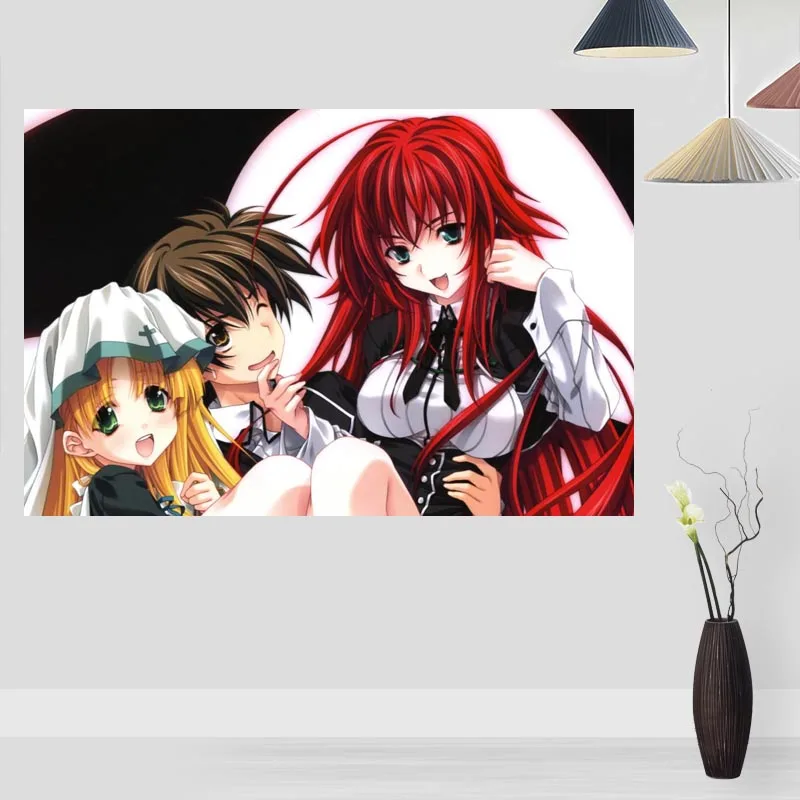 Современная картина Постер DxD для старшей школы картины гостиной настенное