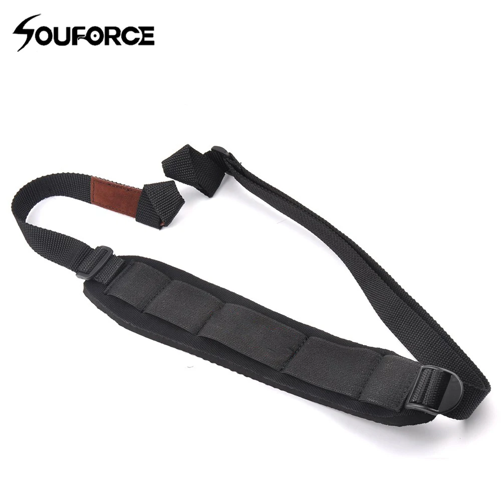 Черный Amy Airgun Air Rifle Sling Вертлюги пистолет слинг Регулировка крепеж принадлежности для охоты