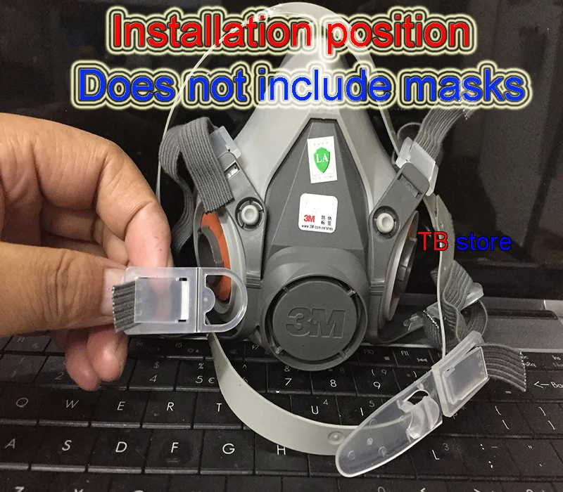 

3M 3200/6200/6502/7502 Mask fixing buckle Gas Mask/Dust Mask Headband dedicated Buckle Universal Headband buckle
