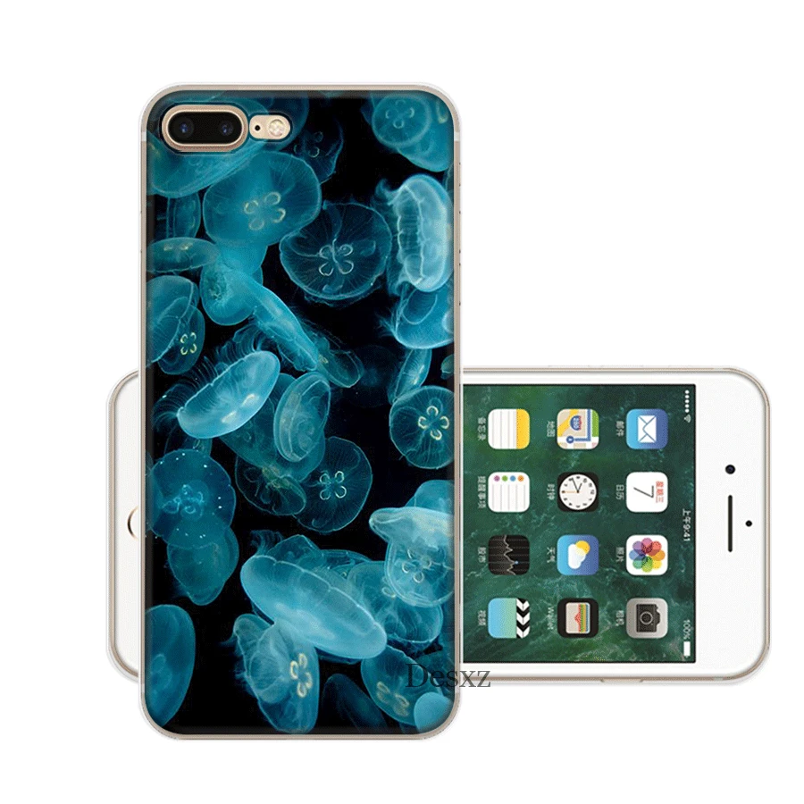 Чехол для мобильного телефона с изображением морской лошади Медузы iPhone 7 8 6 6s Plus 11