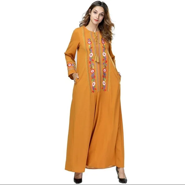 Кафтан Катара ОАЭ мусульманское платье Весна Абая для женщин ислам Бангладеш