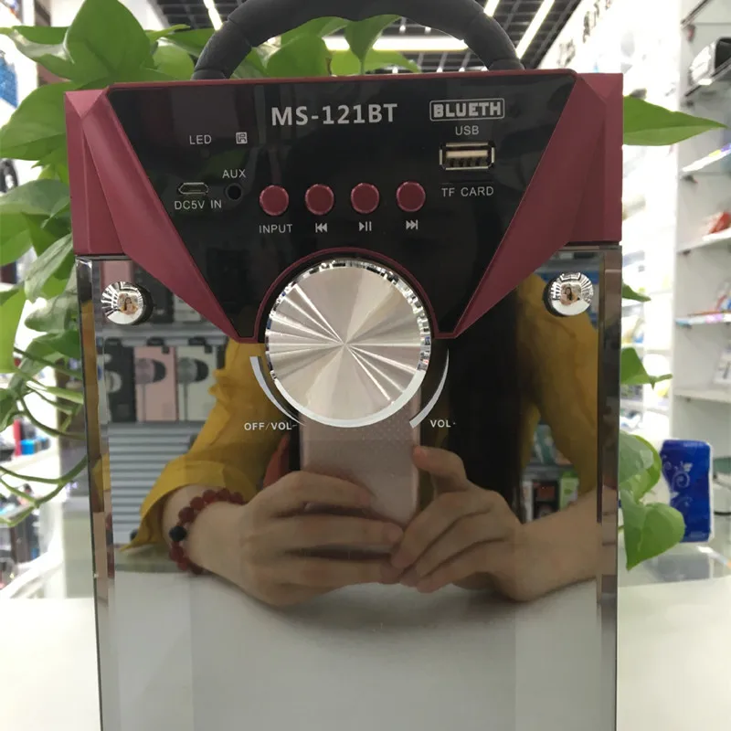 Цифровой MS-121BT Беспроводная Связь Bluetooth Спикер Поддержка SD TF Mp3-плеер USB Fm-радио