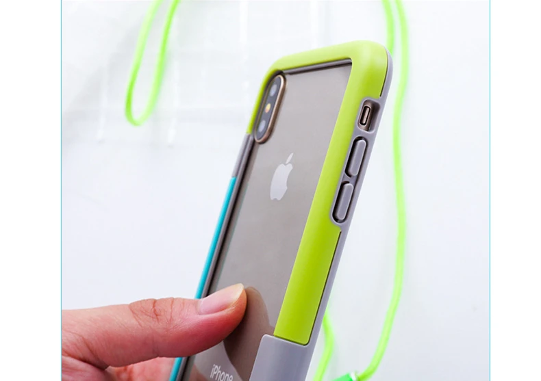 Hotr для iphone X бампер чехол гибкий, мягкий, полиуретановый бампер чехол для Apple X резиновая рама Fundas Handcord ударопрочный чехол