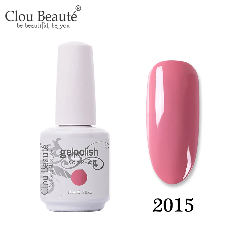 2015 Clou Beaute 131 цвет праймер гель лак замачиваемый УФ светодиодный Гель-лак для ногтей Полупостоянный Гель-лак Vernis набор УФ Гибридный гвоздь искусство - Цвет: 2015