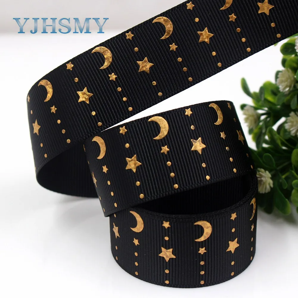 YJHSMY G-18808-858 25 мм 5 ярдов лазерная Венера мультфильм печатных grosgrain лента DIY головной