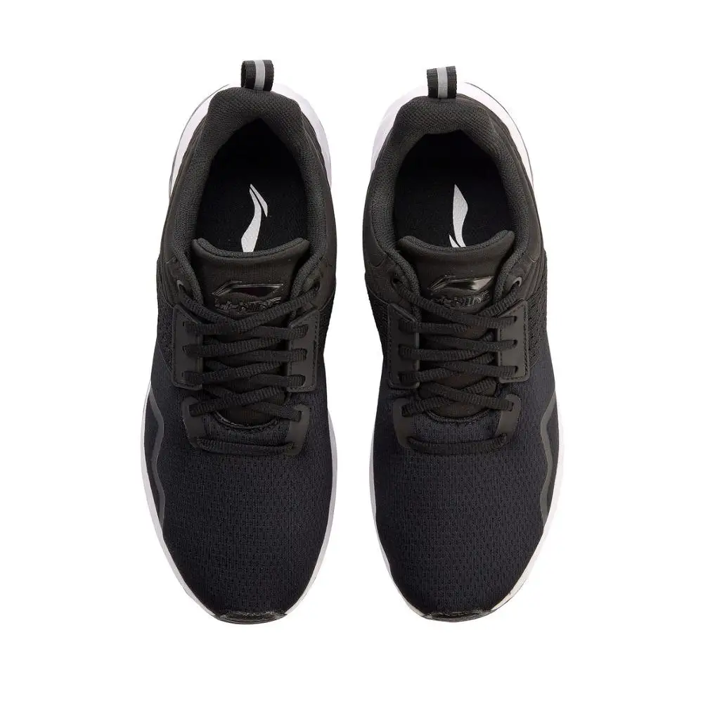 Женская Блестящая нескользящая обувь Li Ning Классическая удобная спортивная с