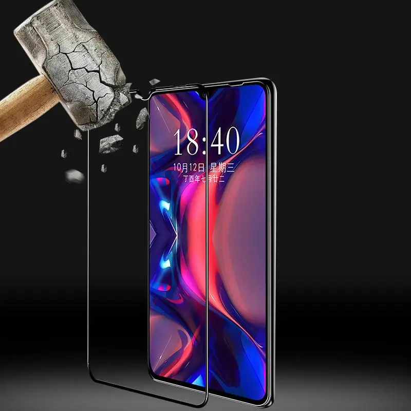 2 шт. защитная пленка для экрана Realme C2 из закаленного стекла Reamle с полным