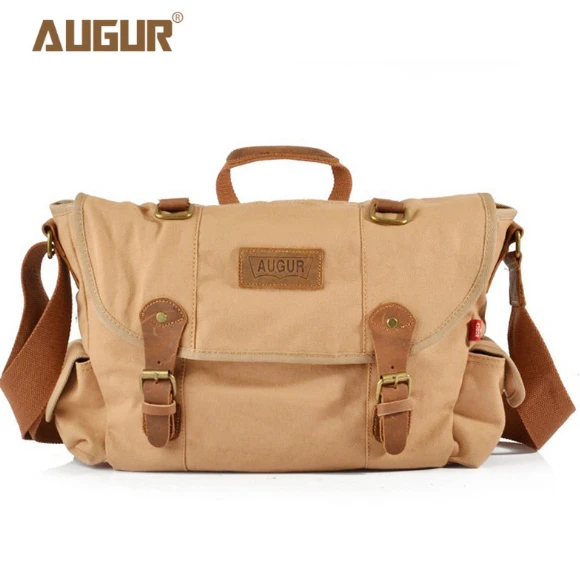 Мужская Холщовая Сумка через плечо Повседневная сумка для