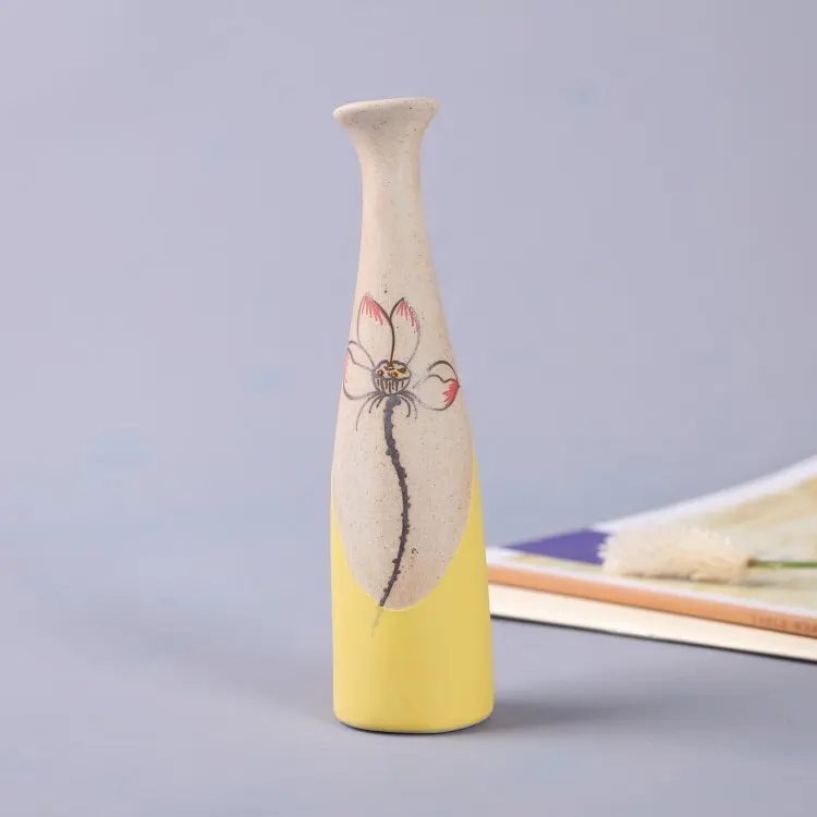 Керамическая ваза ручной работы для декоративного искусства креативная грубая