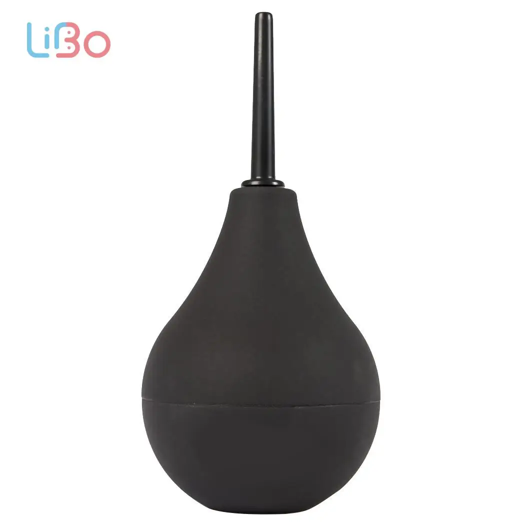 LI BO Silicone Anal Vaginal Cleaner sex toys Syringe Douche &amp Vagina Rectal Enema Colon Irrigation Clean |
