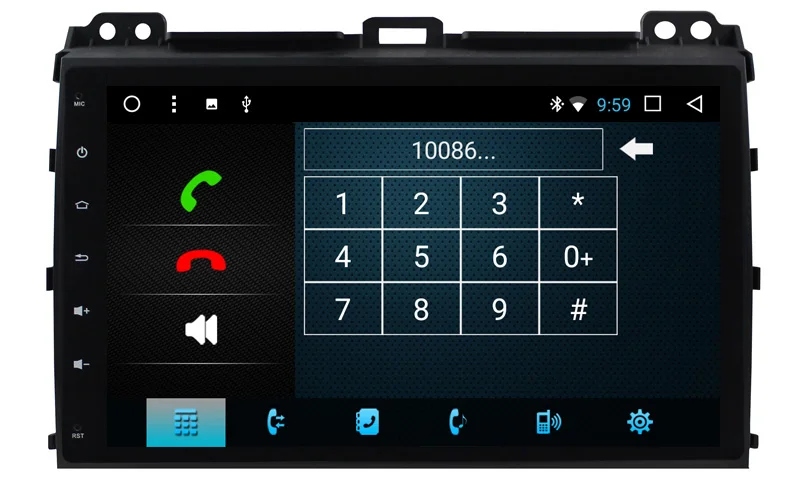 Восьмиядерный Android 8 1 Автомобильный видео GPS для Toyota Prado 120 Land Cruiser 2004-2018 с радио BT AUX