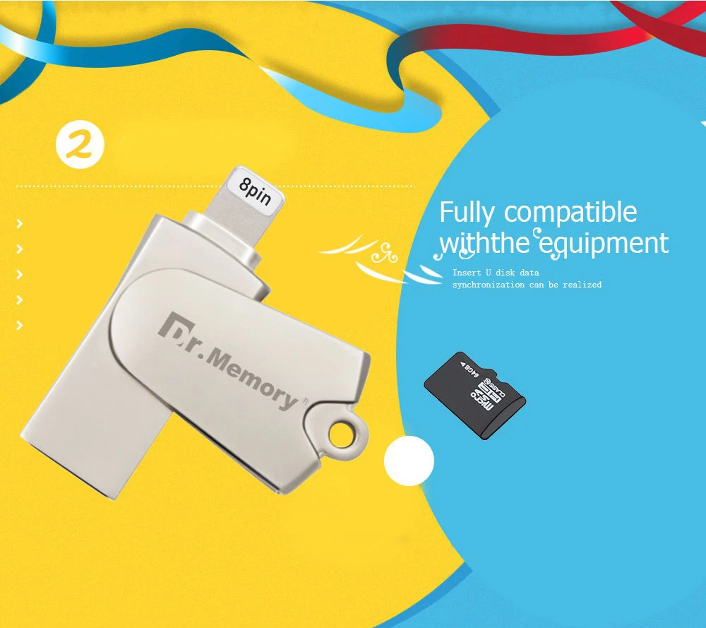 USB флэш-накопитель стиль устройство для считывания с tf-карт usb 3,0 для Apple iPhone 6S 7 plus IOS USB 2,0 адаптер металлический флеш-накопитель вращающийся