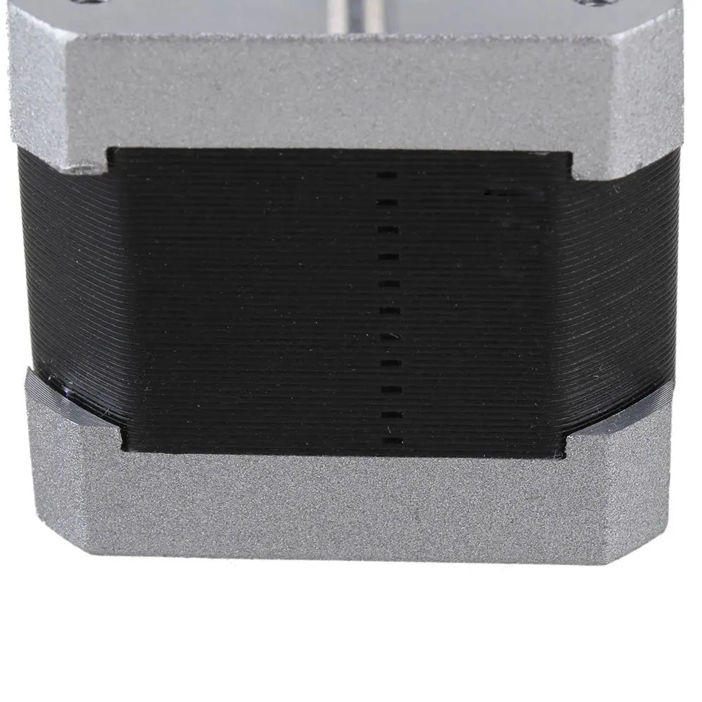 Серебряный двухфазный двигатель 42 мм резьбовой постоянный ток 12 В 1 7 А двухфазные