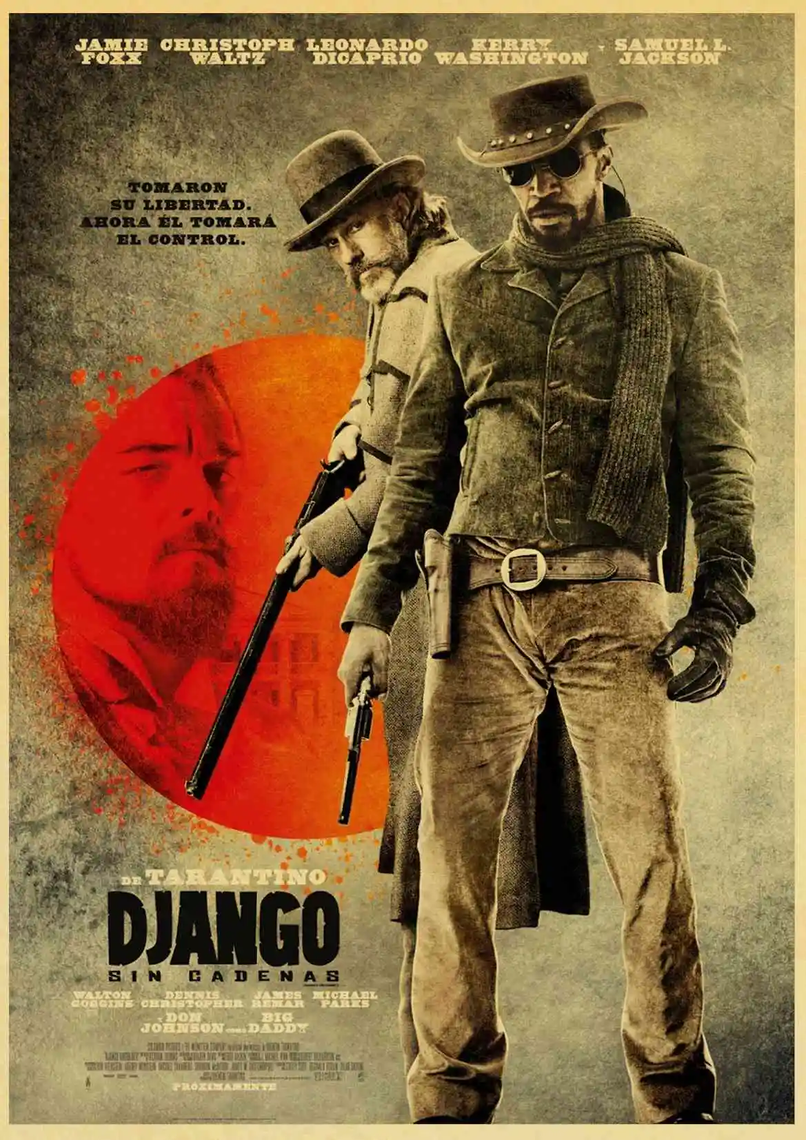 Inglourious Basterds/Django Unchained/резервуар собаки/Убить Билла Квентина Тарантино плакат видео