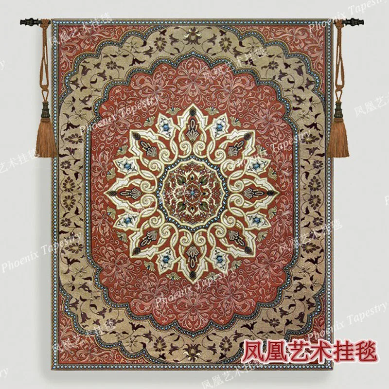 

Изысканный настенный гобелен, украшение из ткани Прованса, домашний текстиль, большой размер 162*130 см, средневековая хлопковая куртка, ткань H155