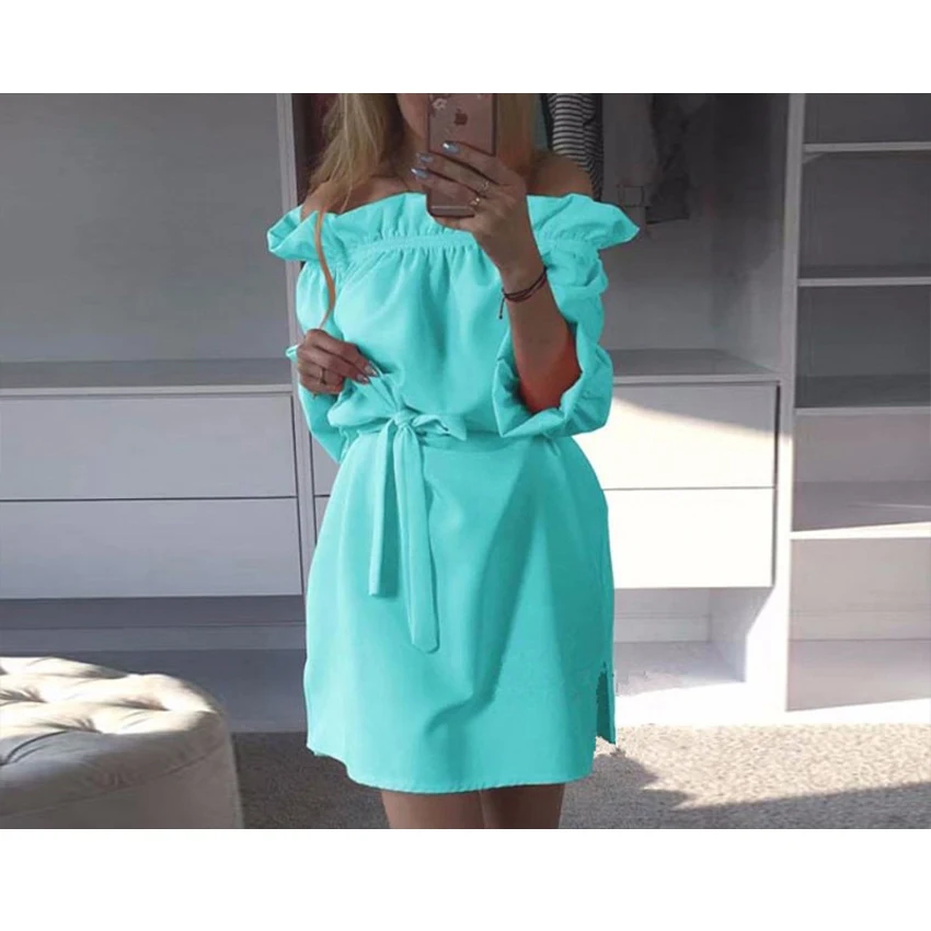 2018 летнее платье пляжное vestido женское яркое ФЛУОРЕСЦЕНТНОЕ оттеночный шампунь
