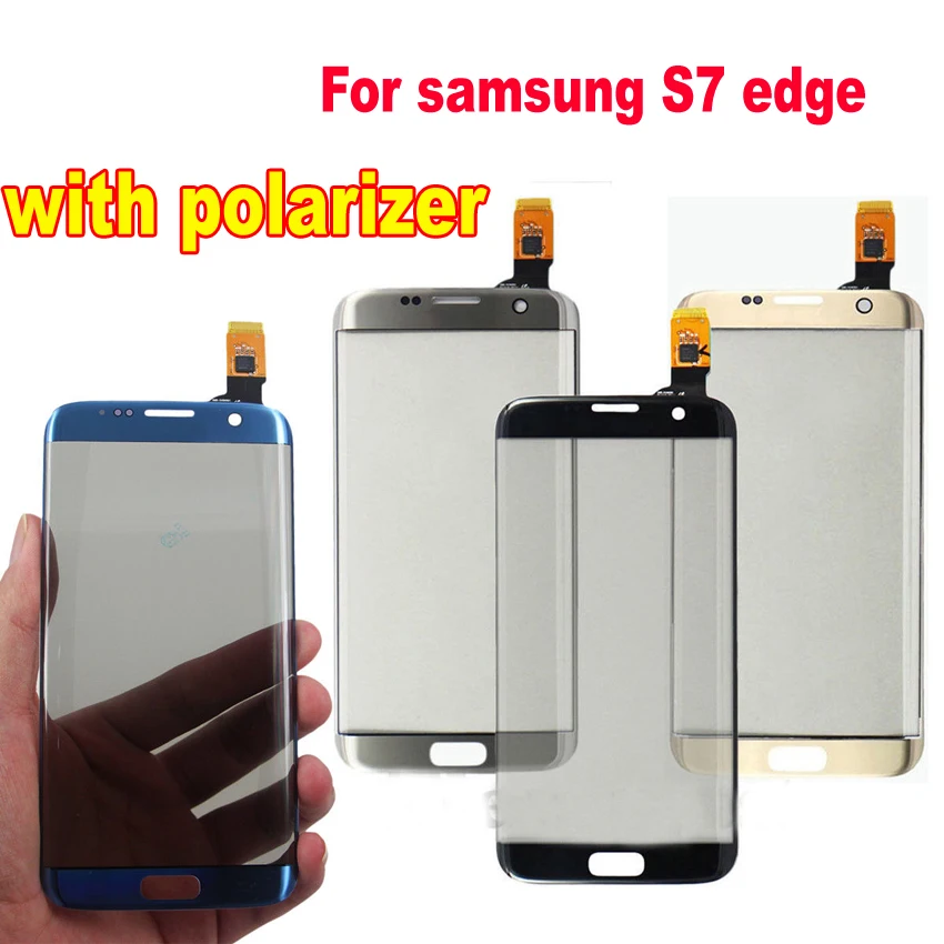 1 шт. Переднее стекло сенсорный экран дигитайзер панель для samsung Galaxy S7 Edge S7edge G935 G935F