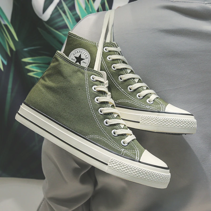 2019 High Top Canvas Men Shoes Sneakers Espadrilles Spring Autumn Lace Up Casual Zapatillas Sapato Masculino | Обувь