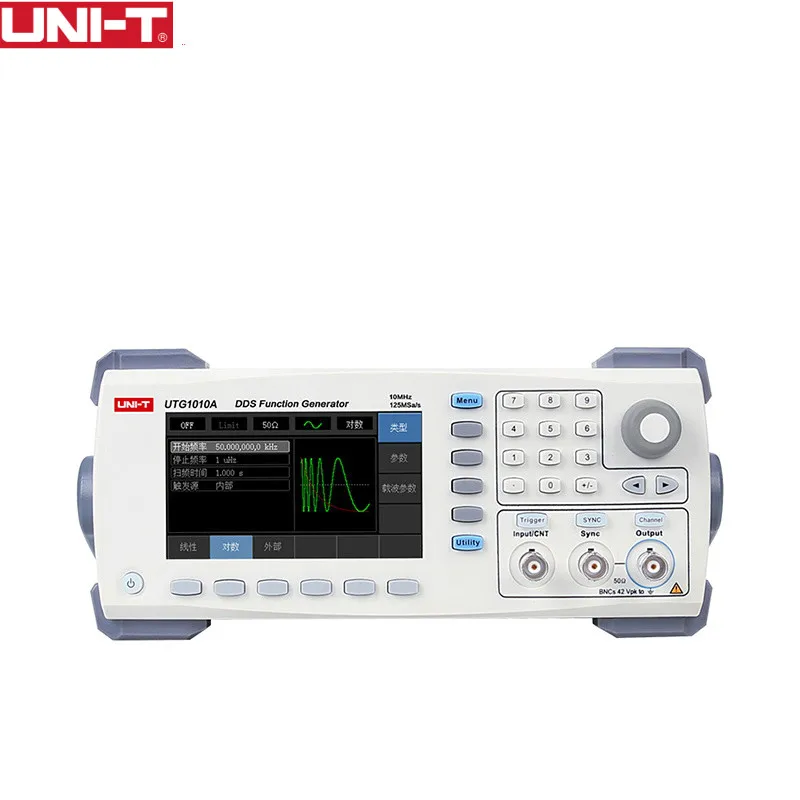 

UNI-T UTG1010A оригинальная функция/генератор произвольной формы/одноканальный/10 МГц полоса пропускания/125 Мбит/с Частота выборки