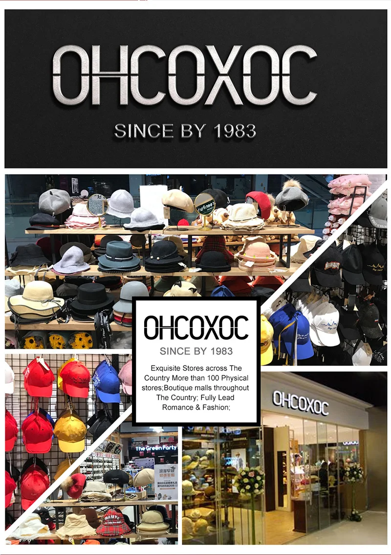 OHCOXOC, новинка, женские шапочки, натуральный Лисий мех, помпоны, шапка, сохраняющая тепло, шапочки Skullies, одноцветная, серая, в полоску, Осень-зима, шапка