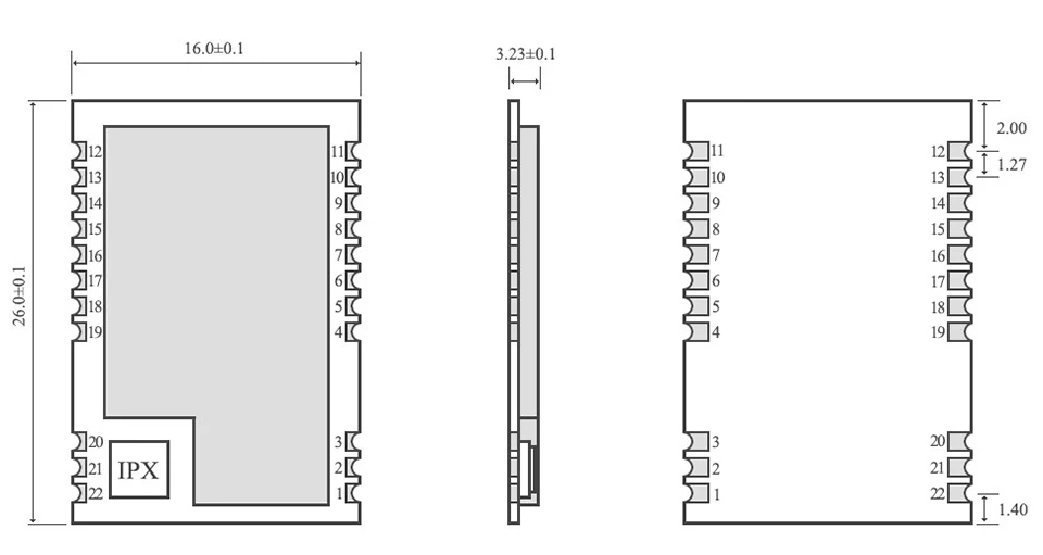 433 МГц LoRa SX1278 470 МГц 100 мВт длинный диапазон 3000 м rf модуль CDSENET E32-400T20S 20 дБм iot передатчик и приемник IPEX Разъем