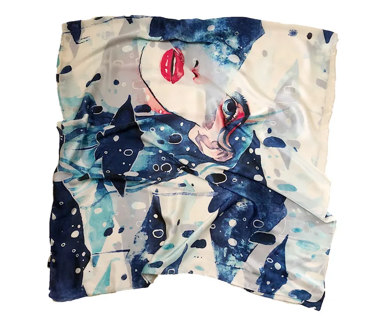 2018 Роскошные брендовые Дизайнерские шарфы женская накидка для пляжа бандана