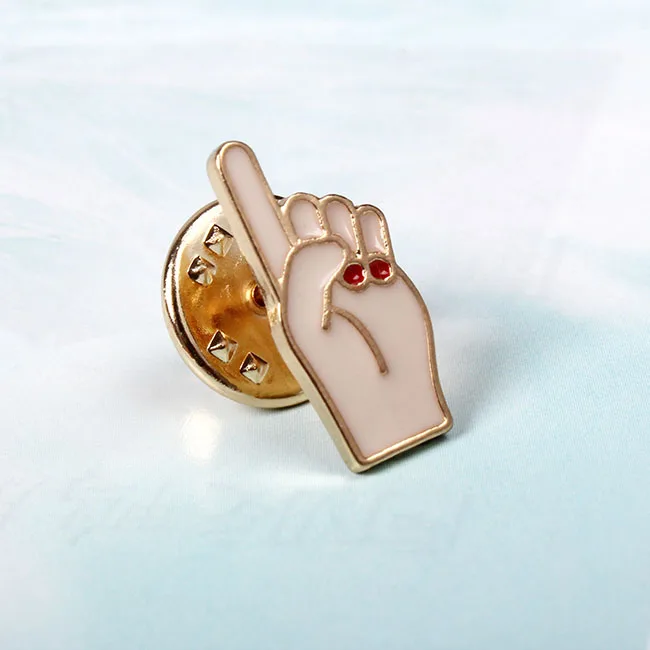 Модные аксессуары металлическая цветная эмалированная кнопка ok yeah gesture |