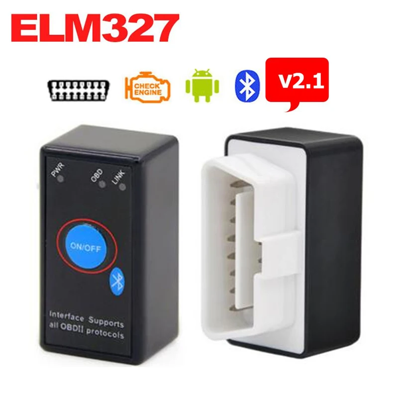 Лучшее Качество V1.5 Супер Мини ELM327 Bluetooth OBD2 CAN BUS OBDII Диагностический Сканер ELM 327