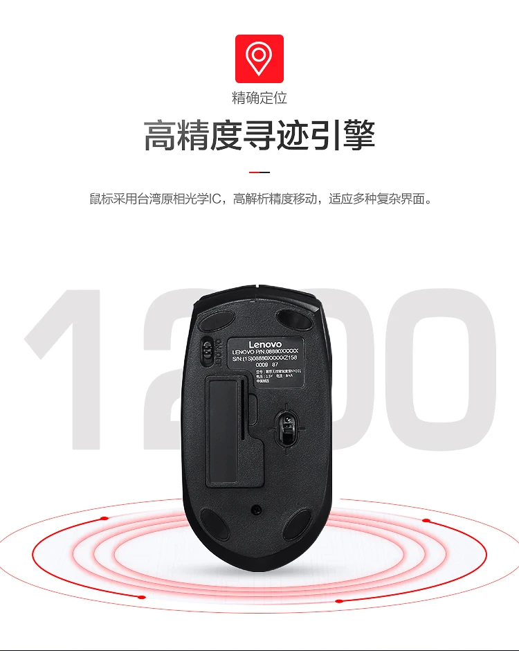 Оригинальная Беспроводная комбинированная Клавиатура Lenovo 2 4 ГГц KN101 с английской
