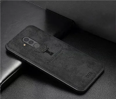 Чехол для huawei mate 20 Lite, чехол из ткани тпу, силиконовый бампер, задняя крышка для huawei mate 20 pro x 20pro 20x 20lite mate 20 SNE-LX1 - Color: black