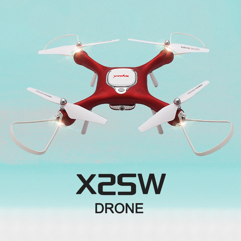 Syma X25W Дрон FPV с камерой HD 720P оптический поток позиционирования Квадрокоптер