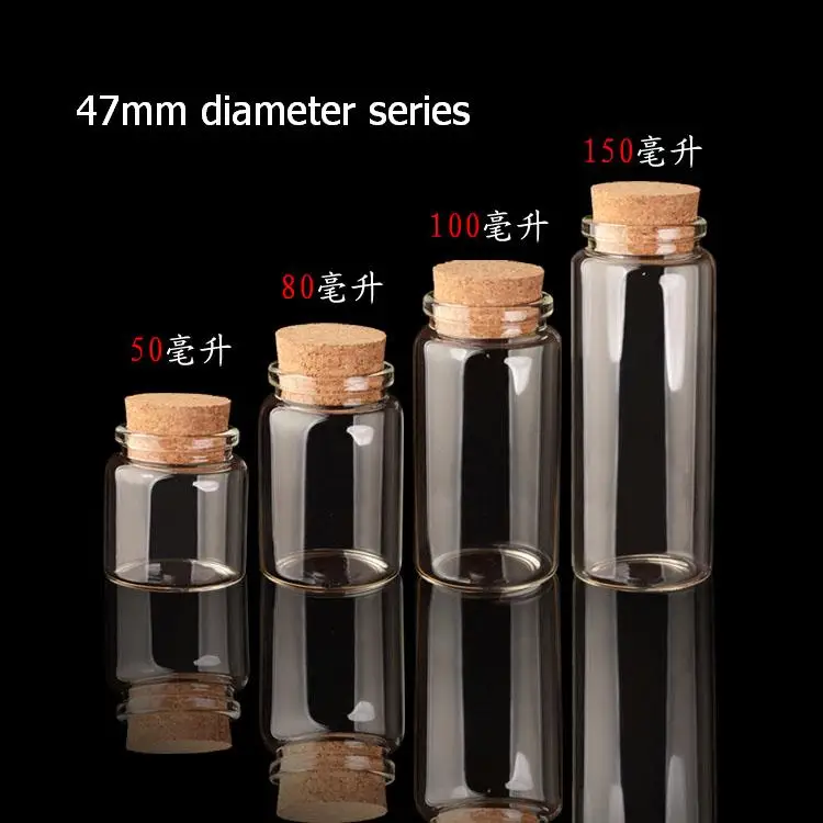 Пустые стеклянные бутылки 100 мл с пробкой прозрачные банки сделай сам