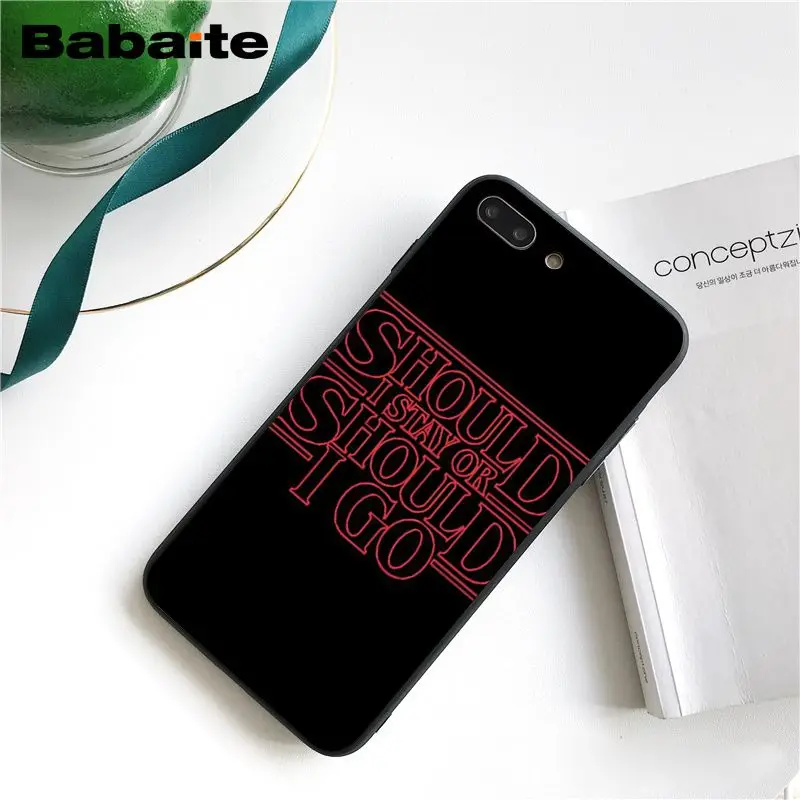 A10 Babaite ТВ странные вещи чехол для телефона для iphone 11 Pro 11Pro Max 8 7 6 6S Plus X XS MAX 5 5S SE XR - Цвет: A10
