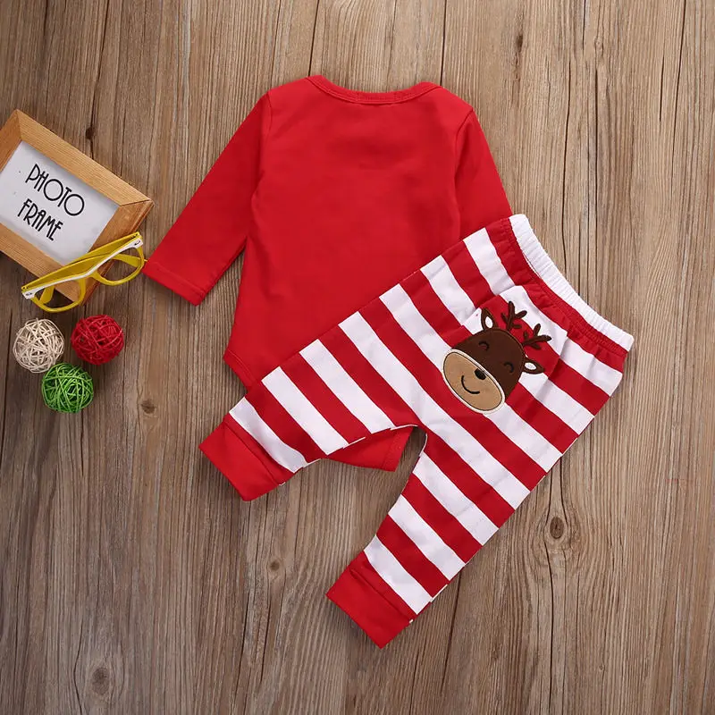 2020 Special Offer Christmas Baby's Clothing Set Boys Cotton Full Bodysuits New Year Infant Jumpsuits Newborn Girls Clothes | Детская