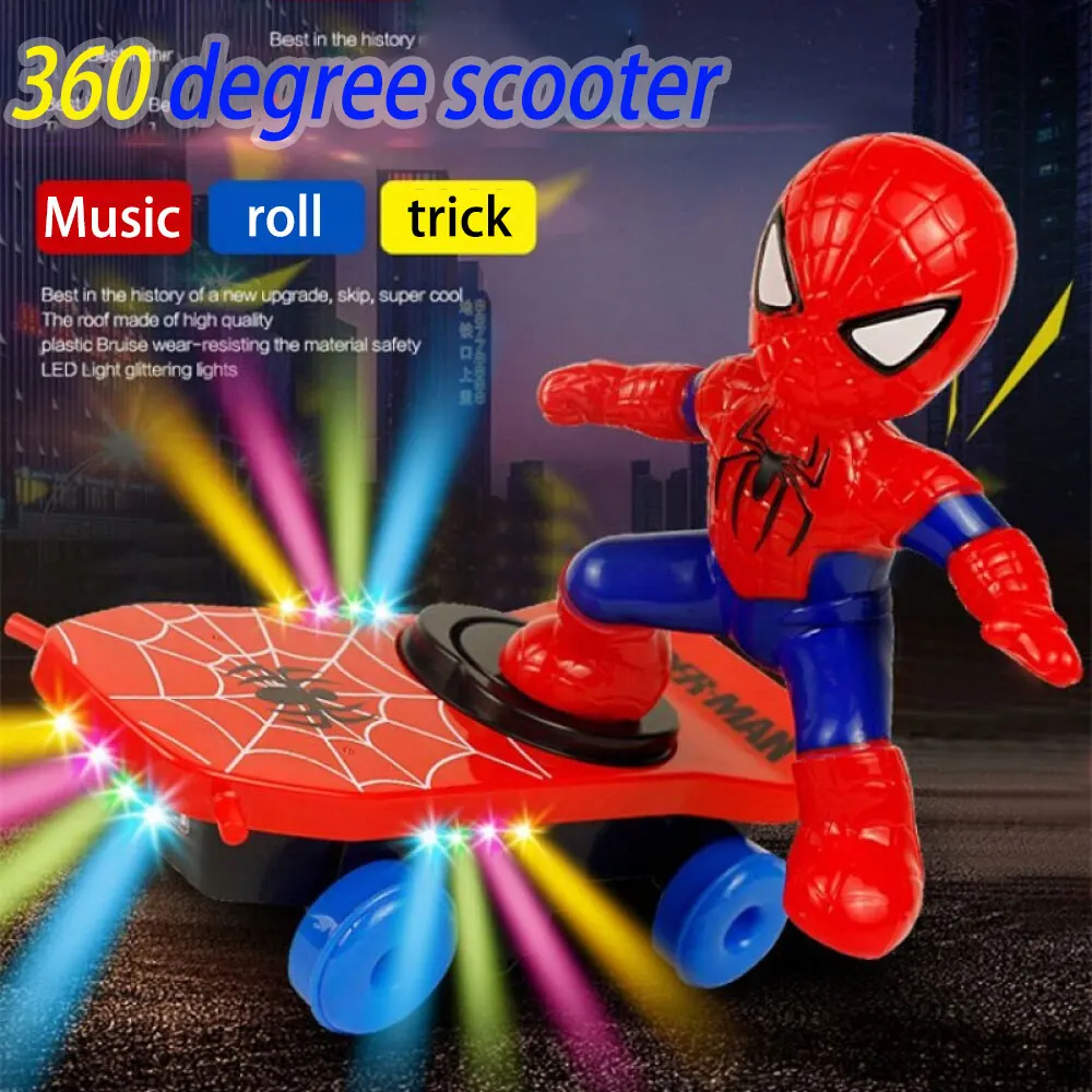 Disney toy boy детские игрушки электрический Универсальный легкий музыкальный скутер