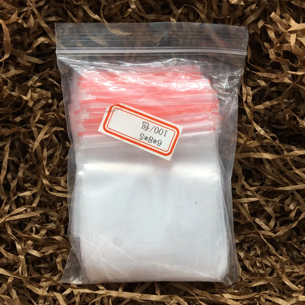 6*8 см Лидер продаж 100 шт. прозрачный клапан для карт телефона Герметичная сумка