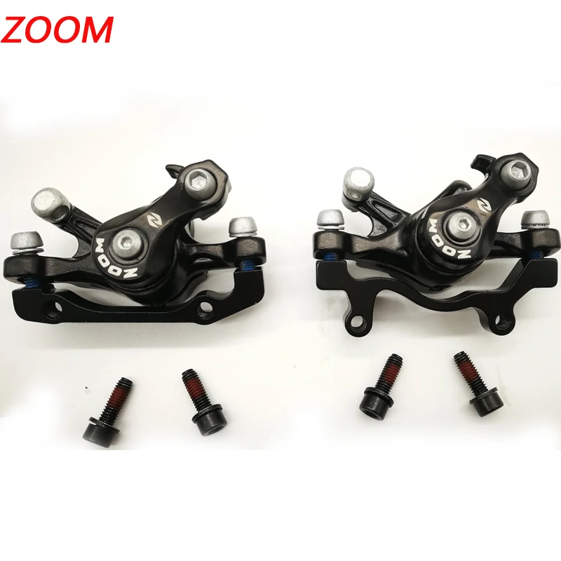 ZOOM горный велосипед дисковый тормоз сплав MTB F160/R140 F180/R160 механические